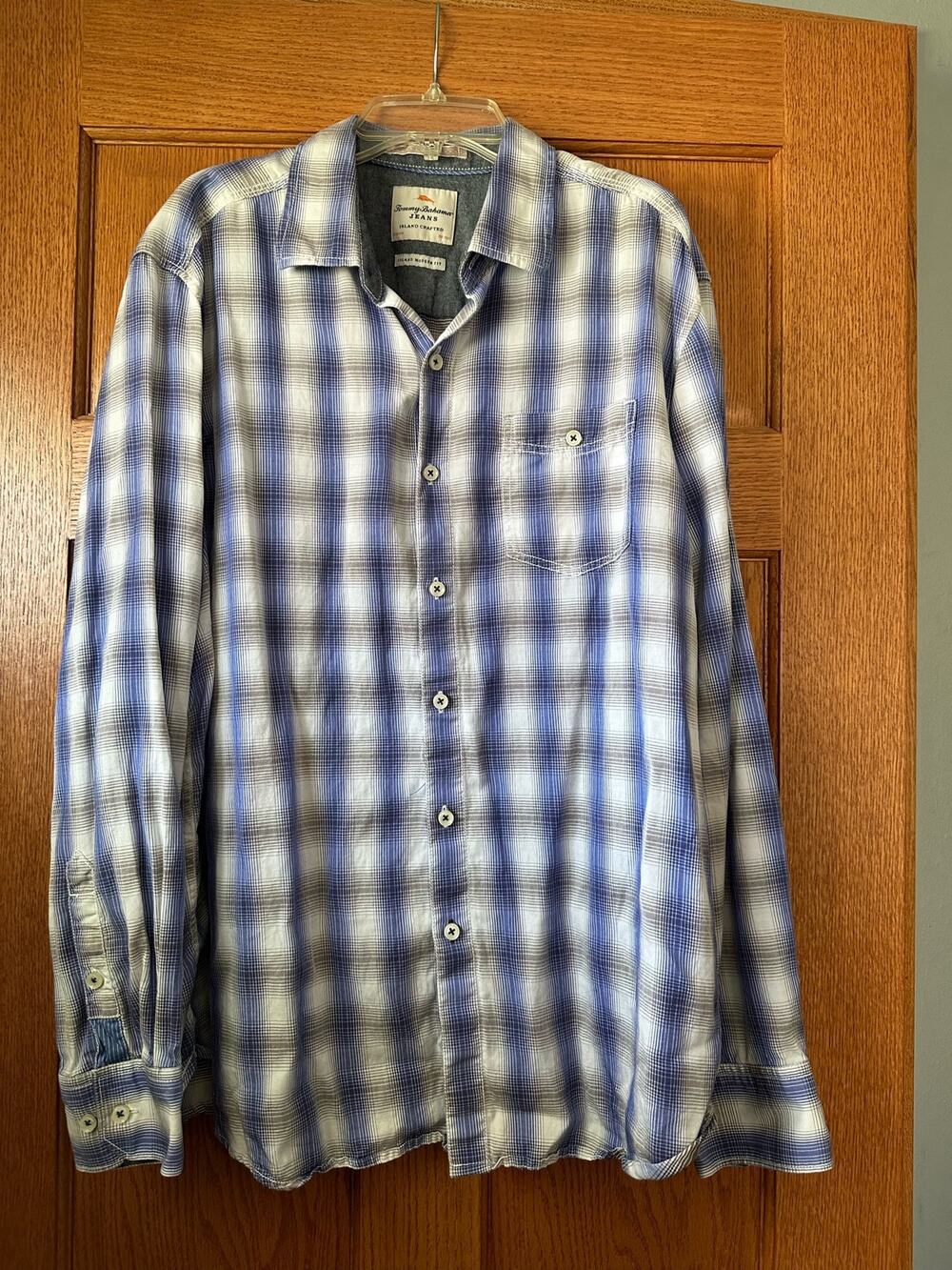Tommy Bahama Plaid Shirt Size Large